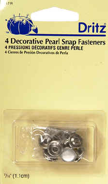 Decorative Pearl Snap Fasteners