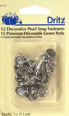 Decorative Pearl Snap Fasteners