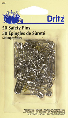 Dritz 40 Curved Safety Pins - Size 2