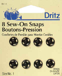 Sorted 11 mm Prym Sew-On Snap Fasteners Brass 6-11 mm Silver col Color 20 Piece 