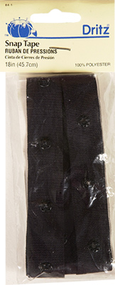 Sew-On Snaps, 12 Sets, Size 4/0, Black — Prym Consumer USA Inc.